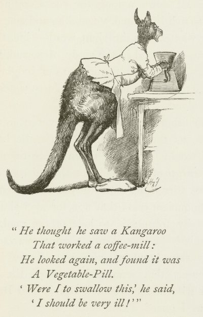 Illustrasjon for Sylvie og Bruno av Lewis Carroll av Harry Furniss