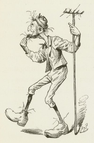 Illustrasjon for Sylvie og Bruno av Lewis Carroll av Harry Furniss