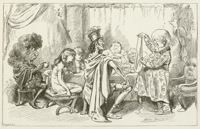 Illustrasjon for Sylvie og Bruno av Lewis Carroll av Harry Furniss