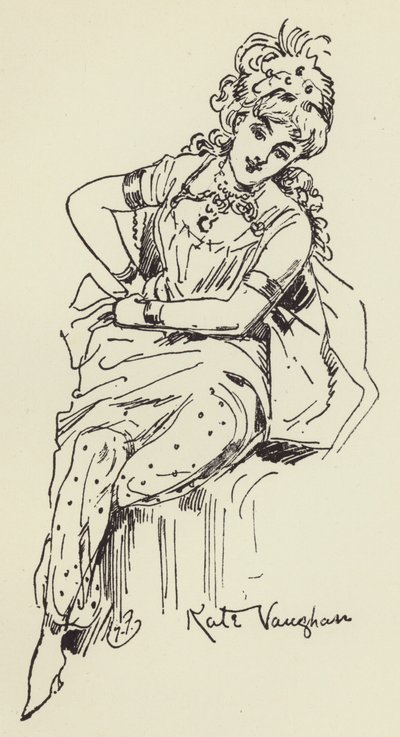 Kate Vaughan av Harry Furniss