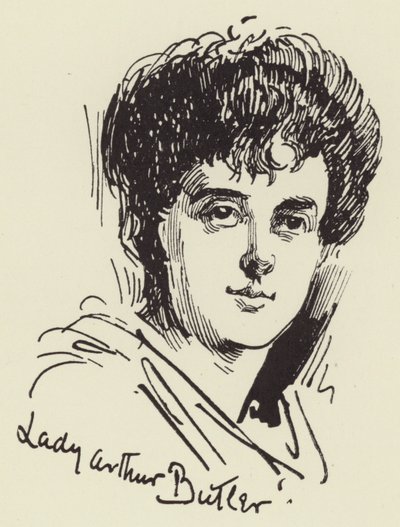 Lady Arthur Butler av Harry Furniss