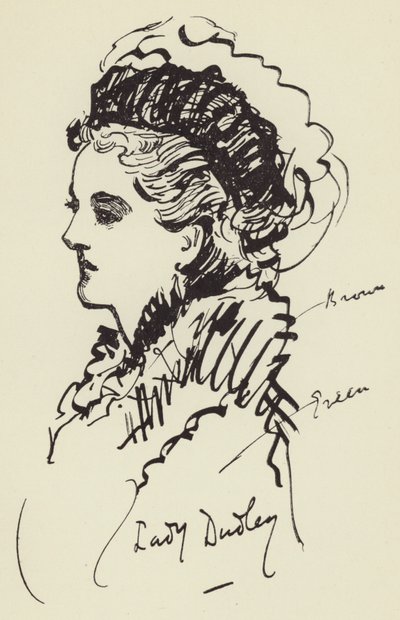 Lady Dudley av Harry Furniss