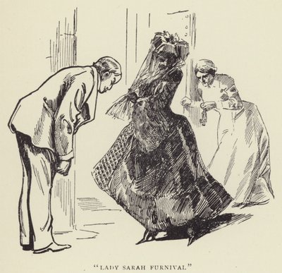 Lady Sarah Furnival av Harry Furniss