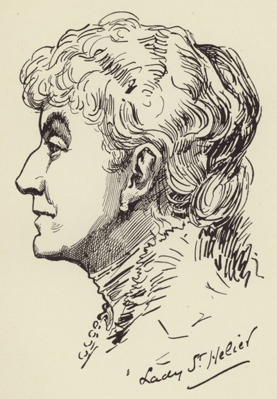 Lady St Helier av Harry Furniss