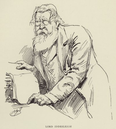 Lord Iddesleigh av Harry Furniss