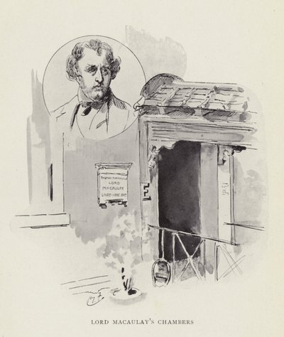 Lord Macaulays kamre av Harry Furniss