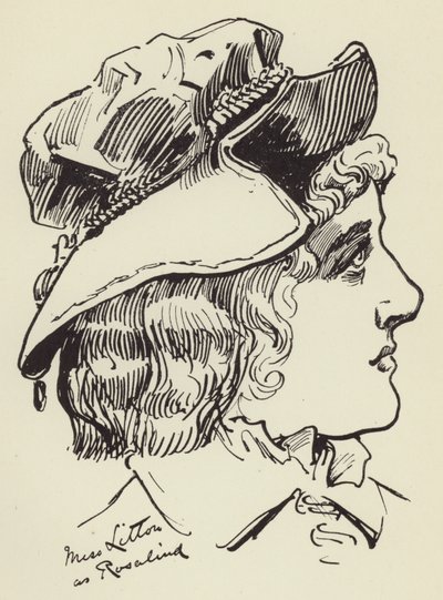 Miss Litton som Rosalind av Harry Furniss
