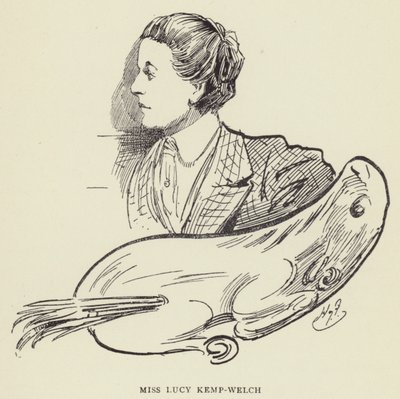 Frøken Lucy Kemp-Welch av Harry Furniss