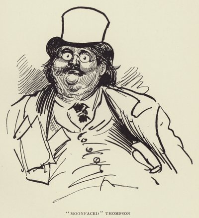 Thompson med måneansikt av Harry Furniss