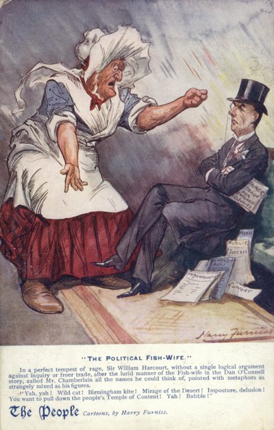 Den politiske fiskekona av Harry Furniss
