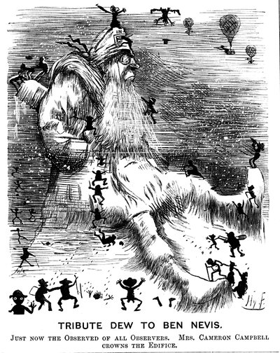 Hyllest Dew til Ben Nevis, 1883 av Harry Furniss