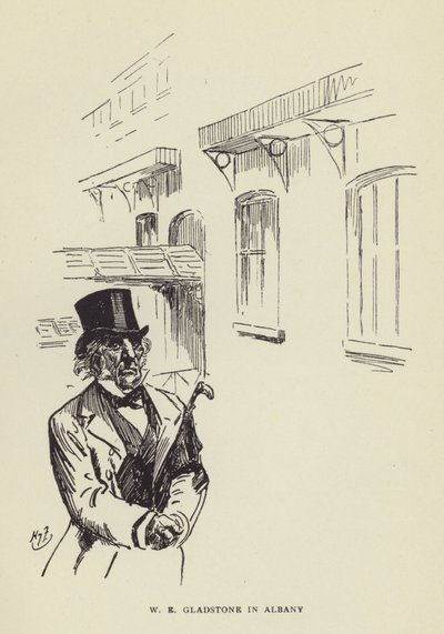 VI Gladstone i Albany av Harry Furniss