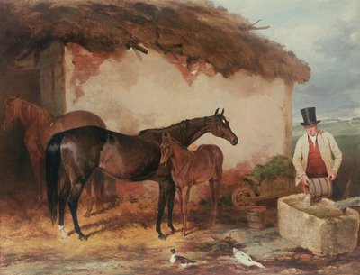 Hoppa kanskje med føllet sitt, 1846 av Harry Hall