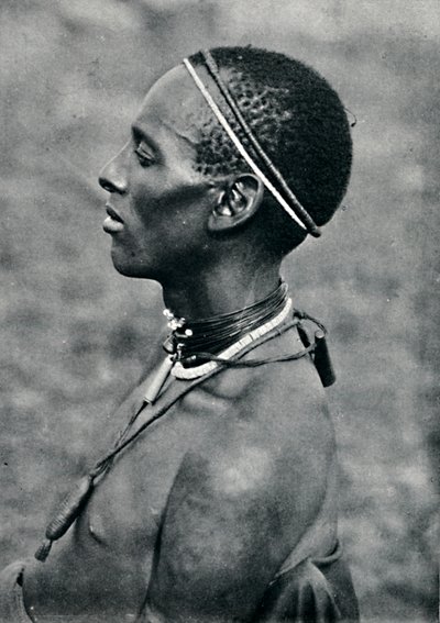 En Hima fra Mpororo, Ekvatorial-Afrika, vest for Victoria Nyanza, 1912 av Harry Johnston