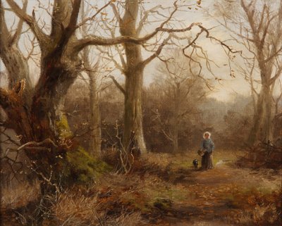 Woodland Scene, 1892 av Harry William Adams