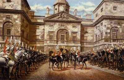 The Guard Montering: The Guards at Whitehall av Harry and Arthur Charles Payne