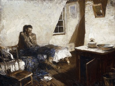 Den gamle gruvearbeideren av Harvey T. Dunn