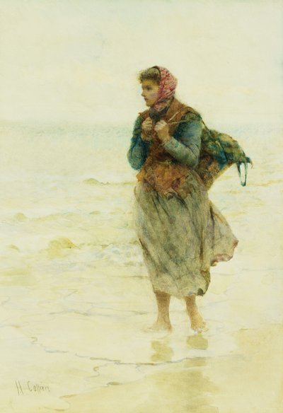 "A Rising Tide, Jetsom and Flotsam": A Young Seaweed-Gatherer at the Water
