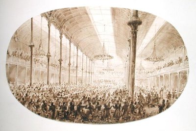 En bankett, ca. 1865 av Hector Horeau