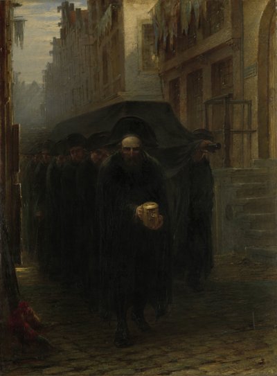 En jødisk begravelse av Hein Burgers