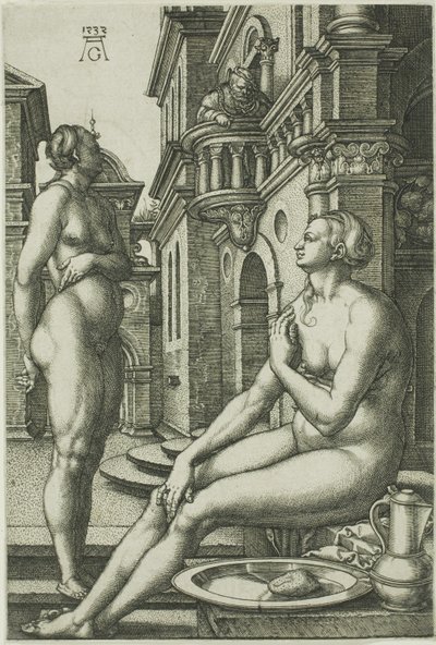 Batseba ved badet av Heinrich Aldegrever