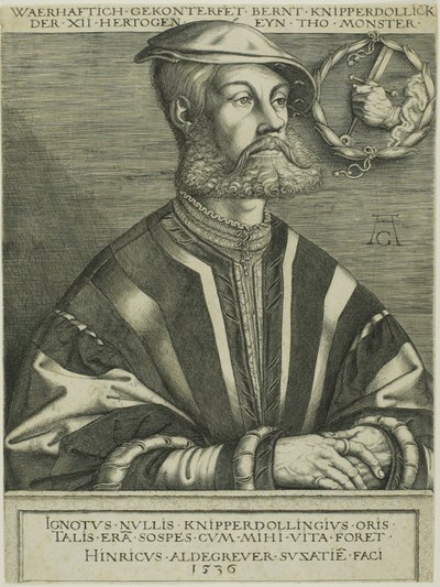 Bernard Knipperdolling av Heinrich Aldegrever