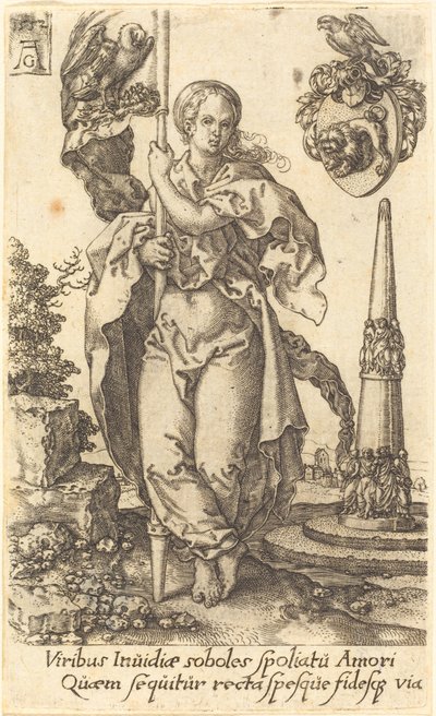 Veldedighet av Heinrich Aldegrever