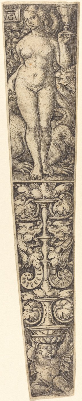 Dolkskjede med horen fra Babylon. av Heinrich Aldegrever