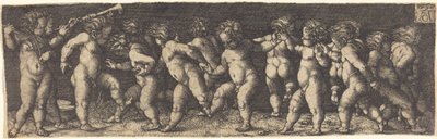 Dansende barn, 1535. av Heinrich Aldegrever
