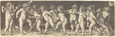 Dansende barn, 1535. av Heinrich Aldegrever