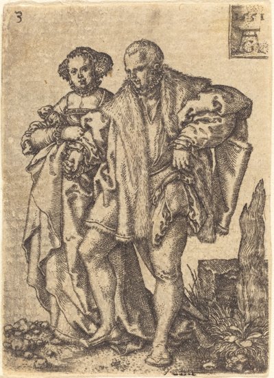 Dansepar, 1551. av Heinrich Aldegrever