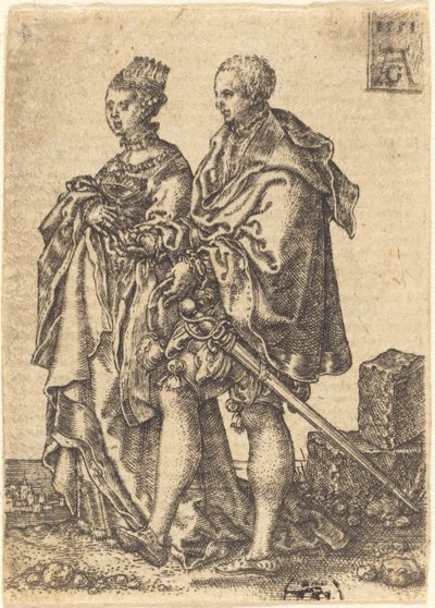 Dansepar, 1551. av Heinrich Aldegrever