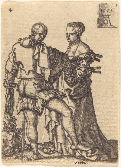 Dansepar, 1551. av Heinrich Aldegrever