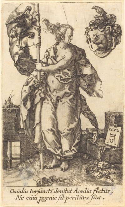 Diligence, 1552. av Heinrich Aldegrever