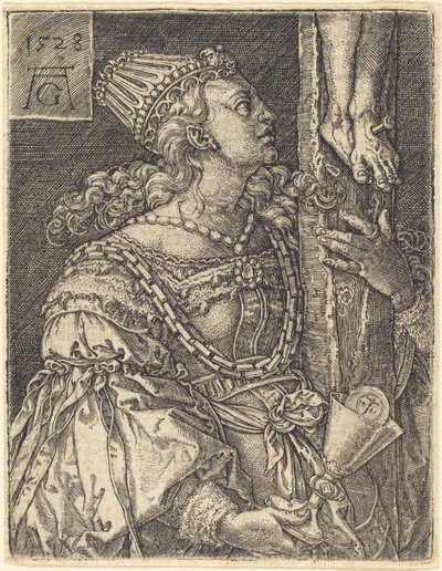 Faith, 1528. av Heinrich Aldegrever
