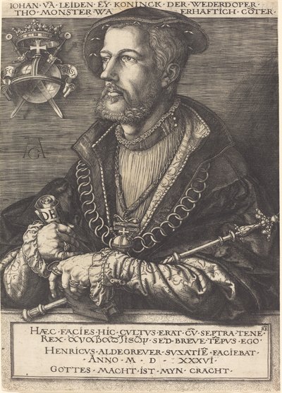 Jan van Leyden. av Heinrich Aldegrever