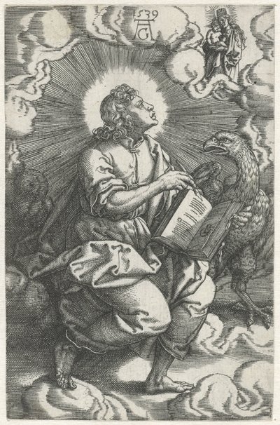 Johannes Fire evangelister (serietittel) av Heinrich Aldegrever