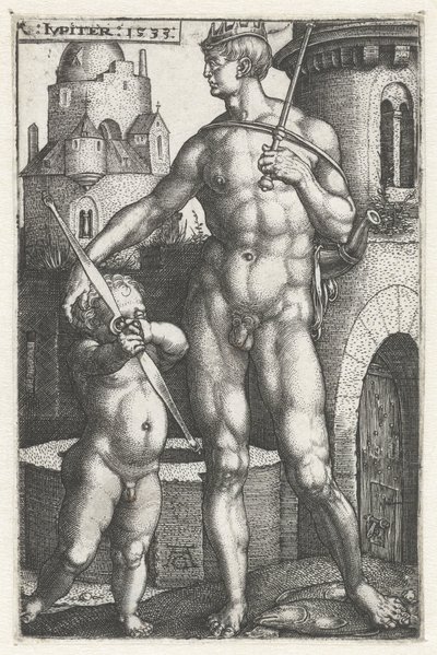 Jupiter (tittel på objekt) The Seven Planets (serietittel) av Heinrich Aldegrever
