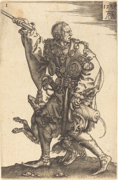 Store bryllupsdansere av Heinrich Aldegrever