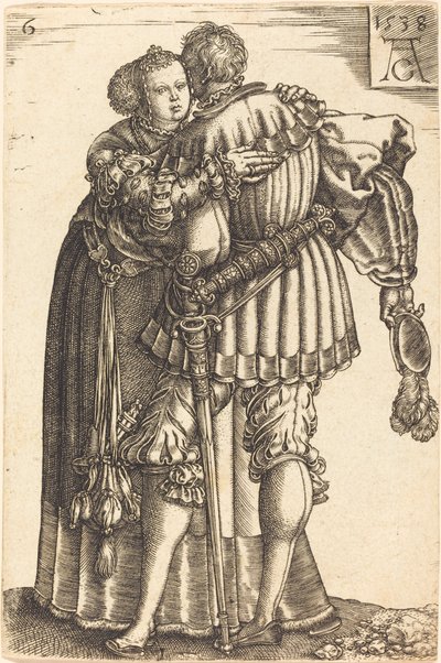 Store bryllupsdansere, 1538. av Heinrich Aldegrever