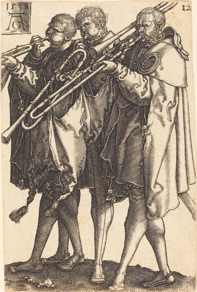 Store bryllupsdansere, 1538. av Heinrich Aldegrever