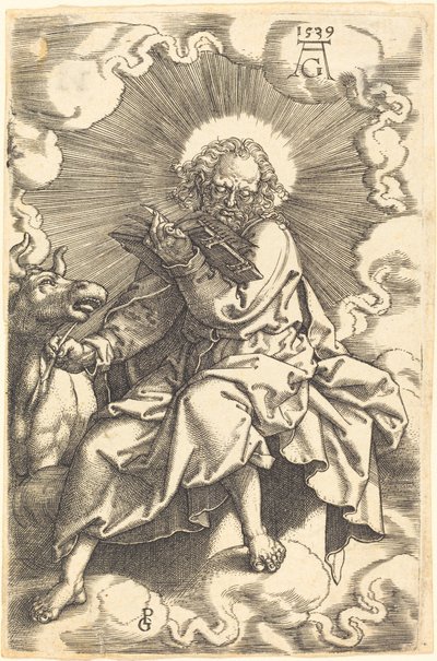 Luke, 1539. av Heinrich Aldegrever