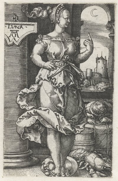 Luna (tittel på objekt) av Heinrich Aldegrever