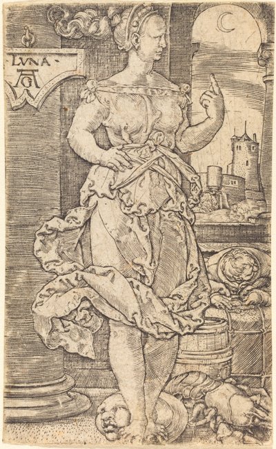 Luna. av Heinrich Aldegrever