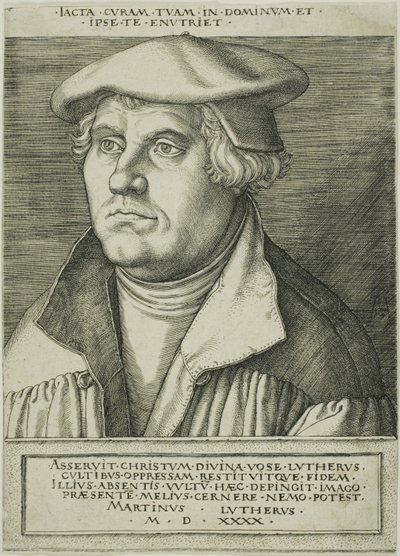 Martin Luther av Heinrich Aldegrever
