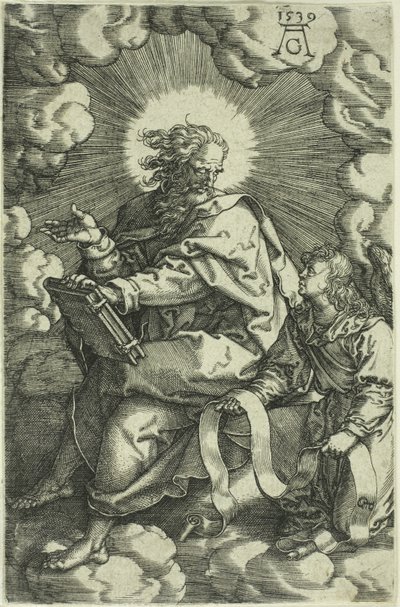 Matthew, fra The Four Evangelists, 1539 av Heinrich Aldegrever