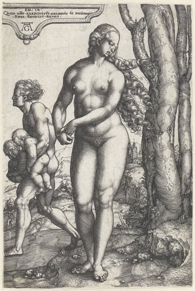 Rhea Silvia av Heinrich Aldegrever