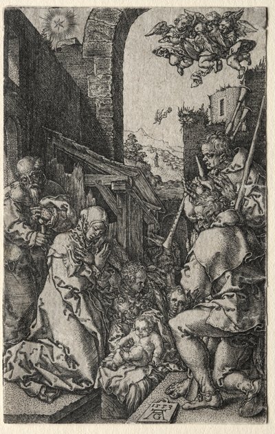 Hyrdenes tilbedelse av Heinrich Aldegrever