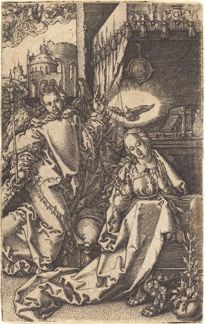 Bebudelsen, 1553. av Heinrich Aldegrever