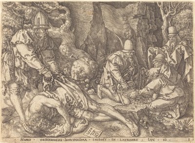 Reisende blant tyver av Heinrich Aldegrever